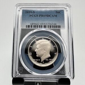 2019-S Clad Kennedy Half PR69 DCAM PCGS Proof 69 DEEP CAMEO